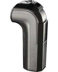 Visol Handle Triple Jet Flame Satin Gunmetal Cigar Lighter