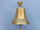 Antique Brass Hanging Ship's Bell 18""