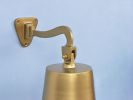 Antique Brass Hanging Ship's Bell 18""
