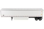 Diecast Masters 1/50 53' Dry Cargo Van Trailer White Transport Series 1:50 New