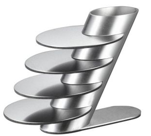 Visol Remy Stainless Steel Round Coaster Set with Holder