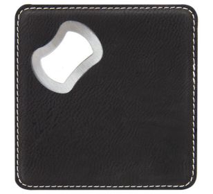 Visol Munich Coaster & Bottle Opener -Black - VAC449