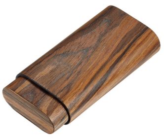 Timber Cherry Wood Finish Case - 3 Cigars - VCASE720
