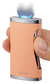 Caseti Big Flat Cigar Ligher (Color: Salmon)
