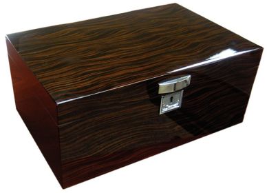 Princeton 130 Ct Humidor (Color: Ebony)