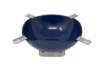Quadrangle Large Bowl Ashtray (Color: Blue)