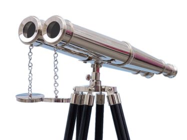 62" Floor Standing Admiral's Binoculars (Color: Chrome)