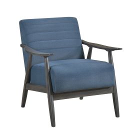 Casual Traditional  Accent Chair, 1pc (Color: Blue)