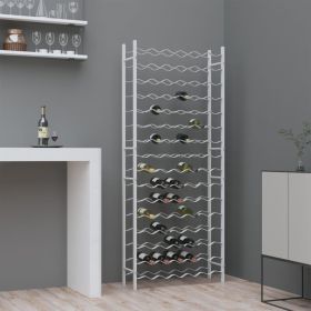 96-Bottle Wine Rack (Color: White)