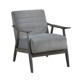 Casual Traditional  Accent Chair, 1pc (Color: Grey)