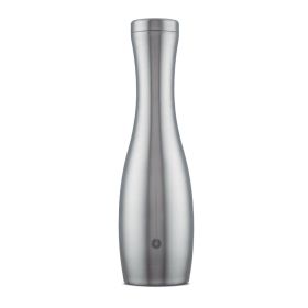 **Insulated Stainless Steel Wine Carafe – Holds Full Bottle (Color: Steel)
