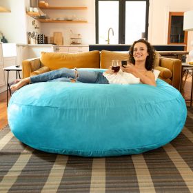 Jaxx 6 ft Cocoon - Large Bean Bag Chair for Adults (Color: Teal)