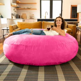 Jaxx 6 ft Cocoon - Large Bean Bag Chair for Adults (Color: Fushcia)
