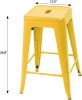 4 Stacking Metal Counter Stools 24 Inch