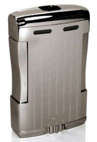 Caseti Triple Torch Table Cigar Lighter (Color: Gunmetal)