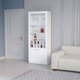 Nixon Bar Cabinet (Color: White)
