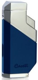 Caseti Cozmo Triple Flame Lighter (Color: Matte Blue)