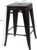 4 Stacking Metal Counter Stools 24 Inch