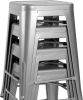4 Stacking Metal Counter Stools 24 Inch