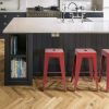 4 Stacking Metal Counter Stools 24 Inch