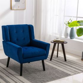 Modern Ergonomic Accent Chair (Color: Blue)