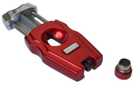 Gladiator V-Cut Cigar Cutter (Color: Gloss Red)