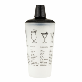 Recipe Shaker (Color: Black, size: 30Oz.)